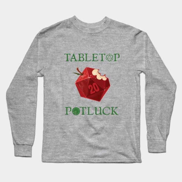 Tabletop Potluck Logo Long Sleeve T-Shirt by Tabletop Potluck